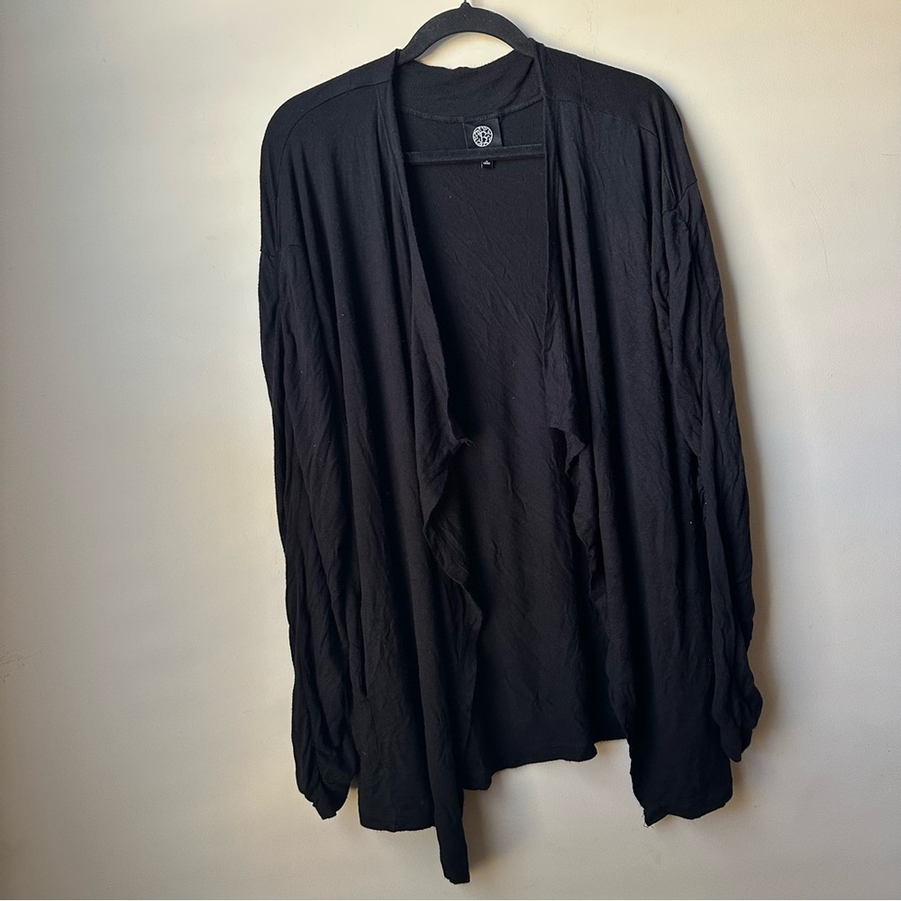 Bobeau Women’s Drape Waterfall Cardigan Layering Sweater Capsule Wardrobe Medium